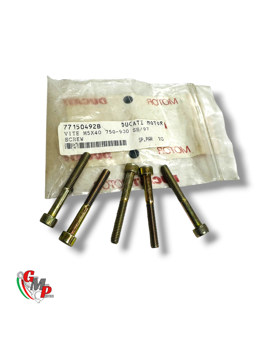 M5X40 Yellow Zinc Plated Screw NEW - Ducati