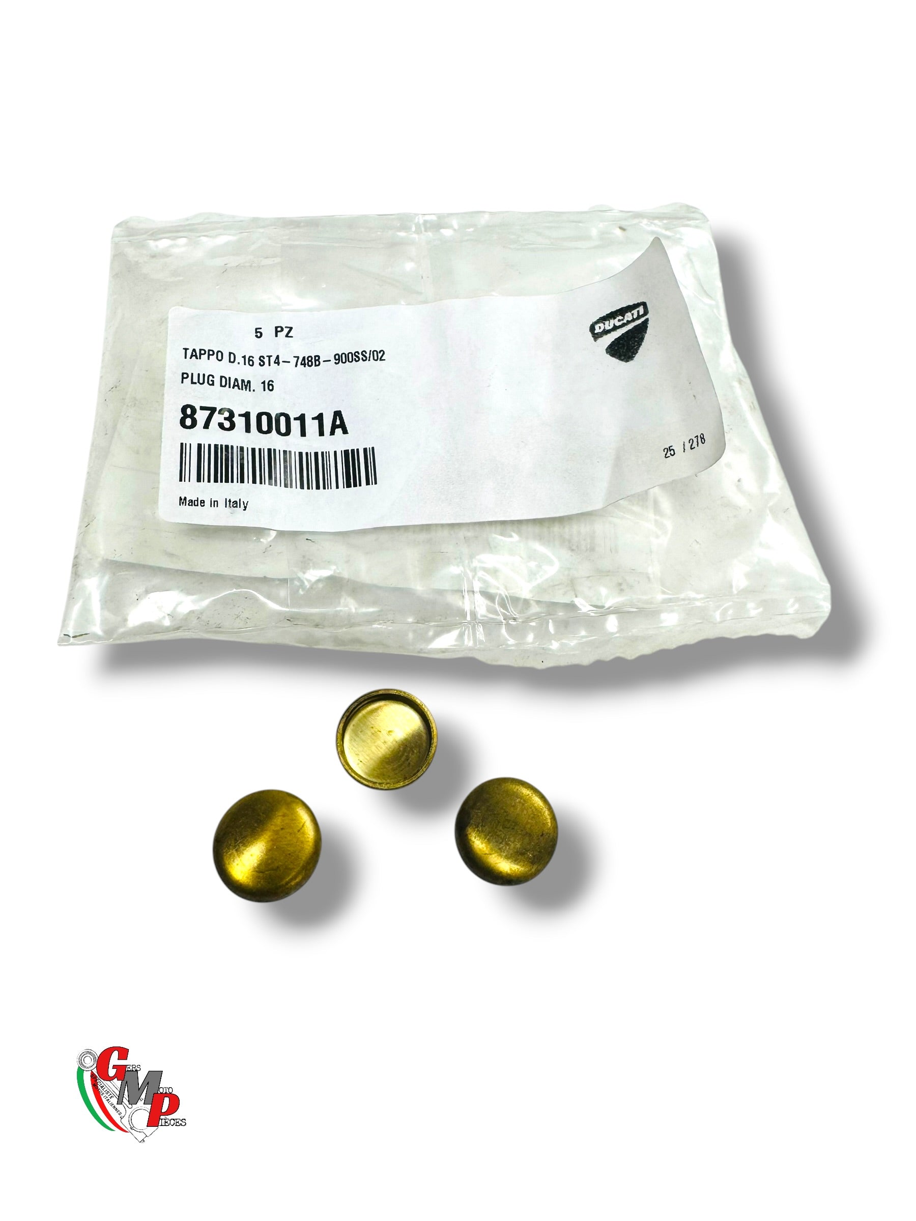 Bouchon Pastille De Sablage 16 Mm NEUF - Ducati