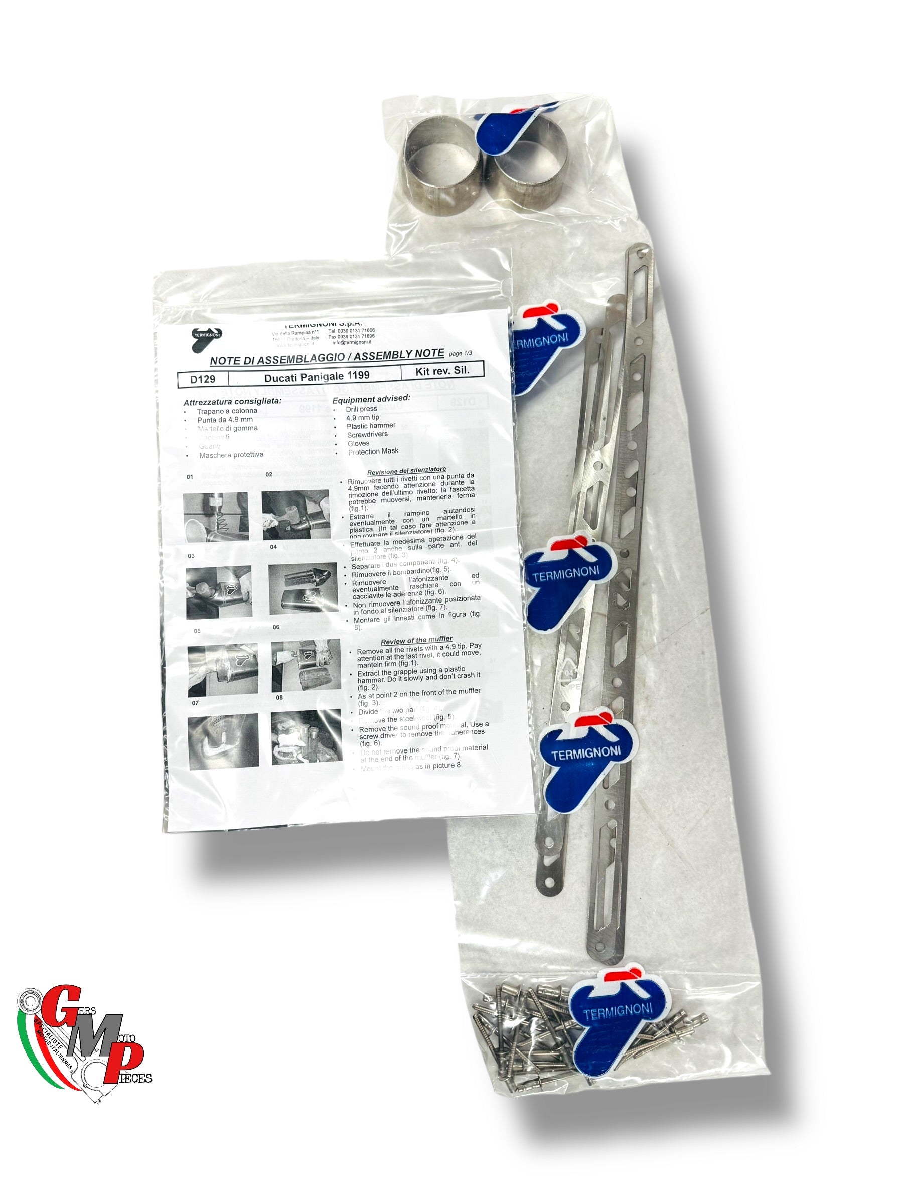 Termignoni 1199 Silencer Pair Overhaul Kit NEW - Ducati Performance