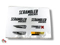 Ensemble Stickers Autocollant Scrambler NEUF - Ducati