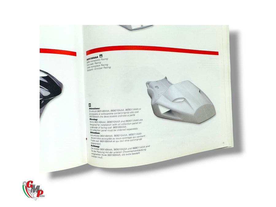 New Racing Single Seat Tail Fairing in Fiber - Ducati