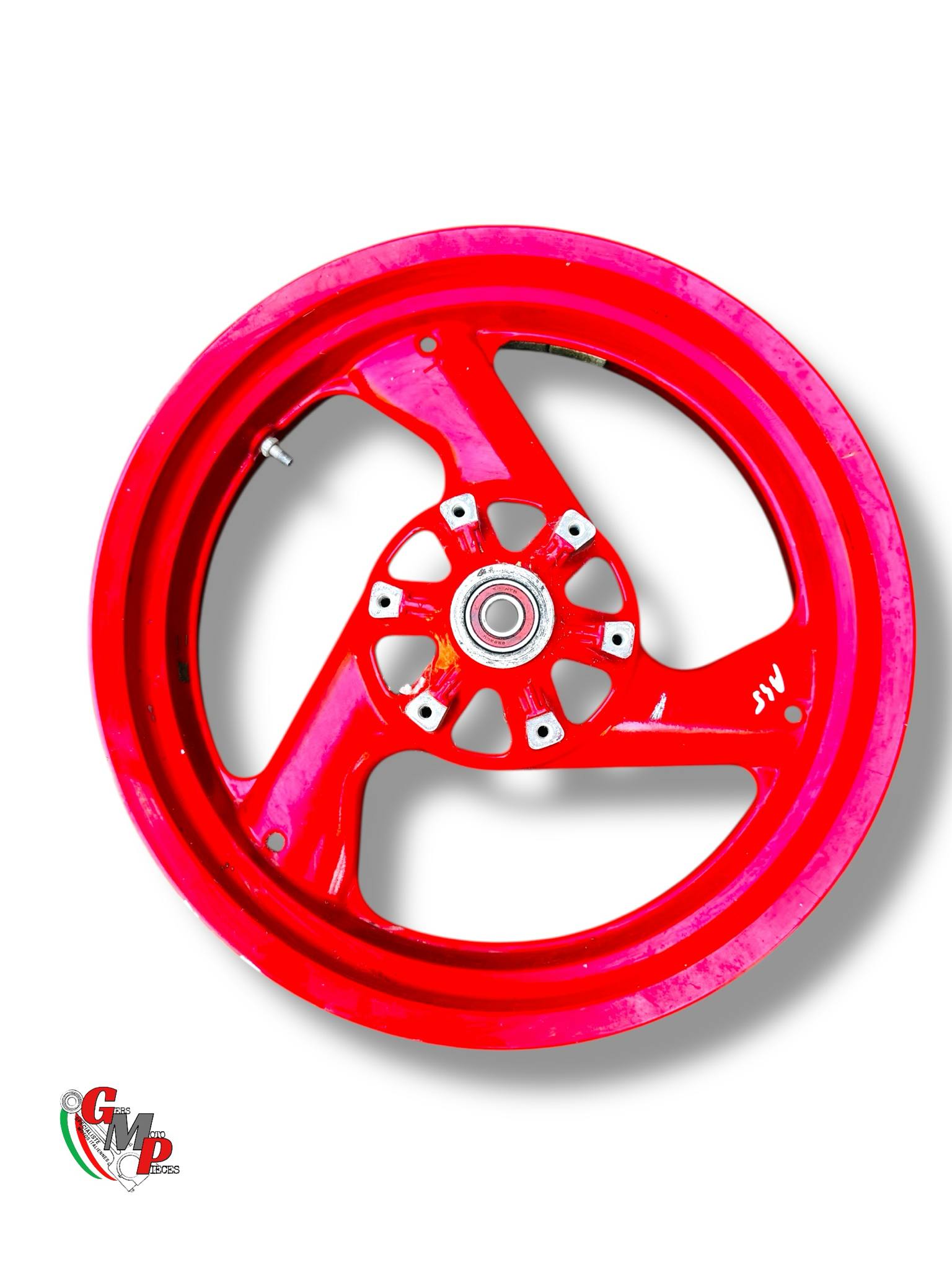Roue jante arrière rouge en 4.5" - Ducati