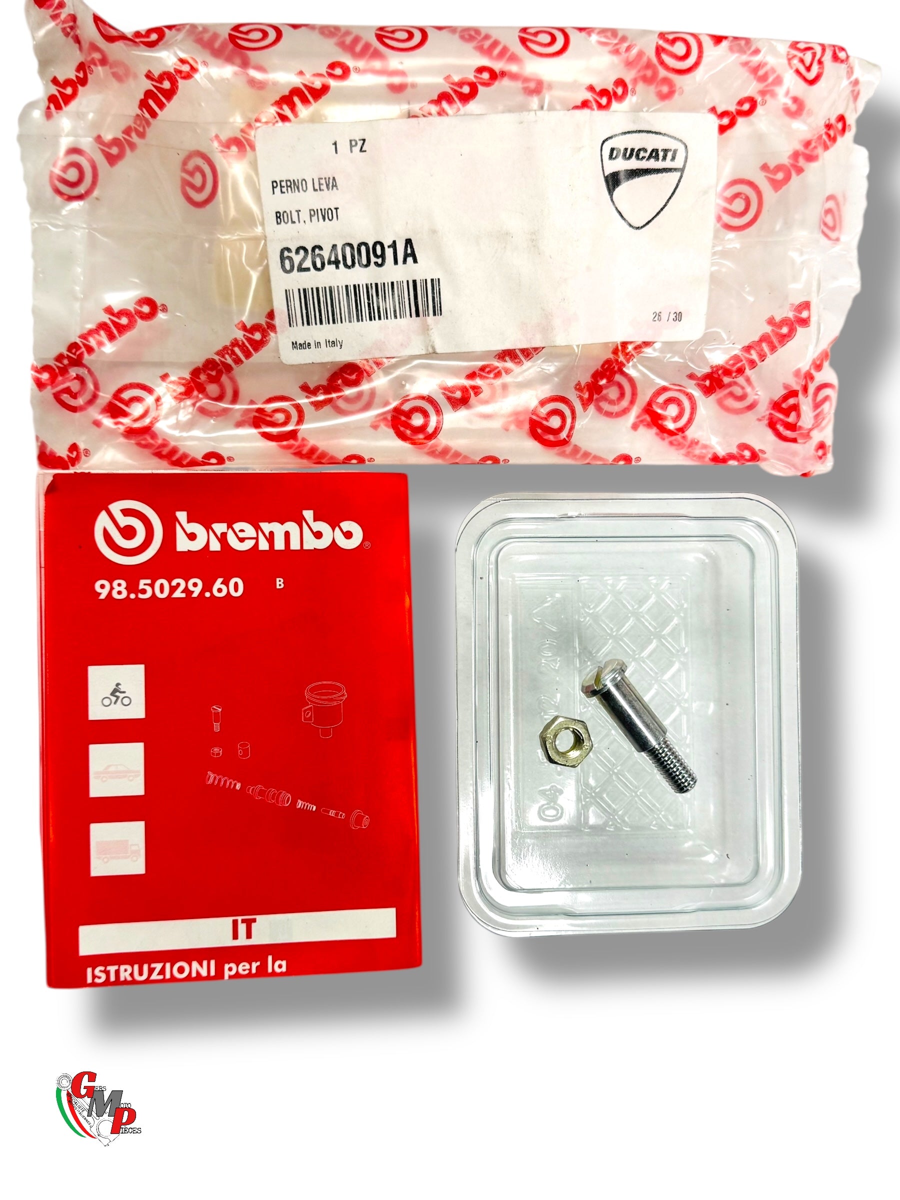 Axe levier frein avant NEUF - Ducati