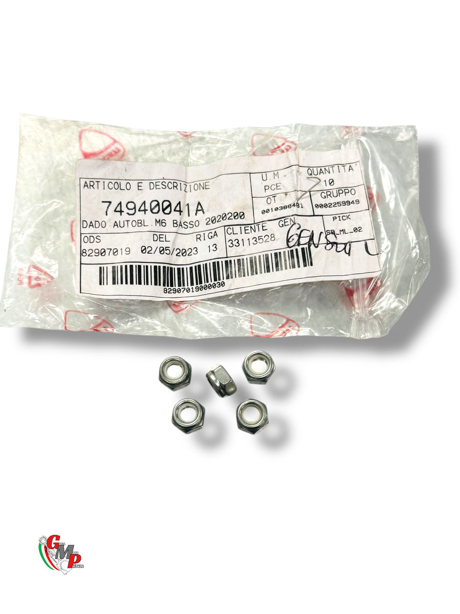 M6 self-locking nut NEW - Ducati