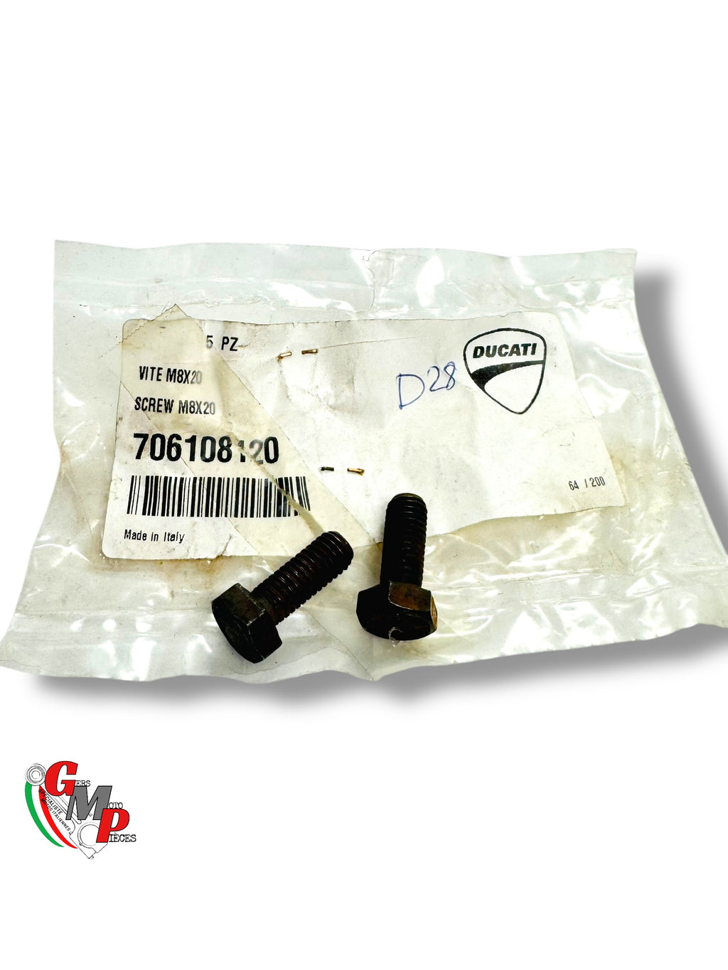 Kit 8 Clutch Bell Fixing Screws - Ducati Monster 900 S4 MH900E ST2 ST4 ST4S SBK 748 851 888 907IE PASO 916 996 998 SS 900 cor finale