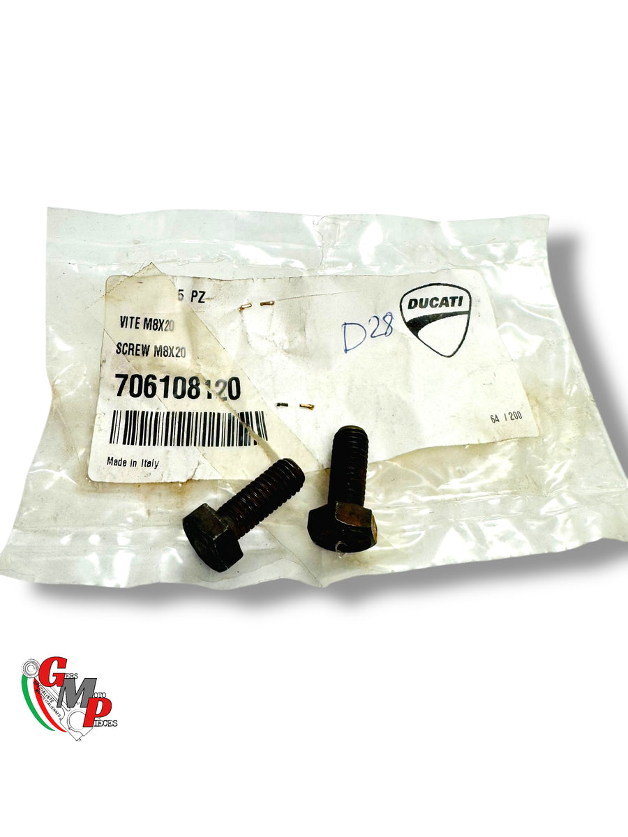 Kit 8 Clutch Bell Fixing Screws - Ducati Monster 900 S4 MH900E ST2 ST4 ST4S SBK 748 851 888 907IE PASO 916 996 998 SS 900 cor finale
