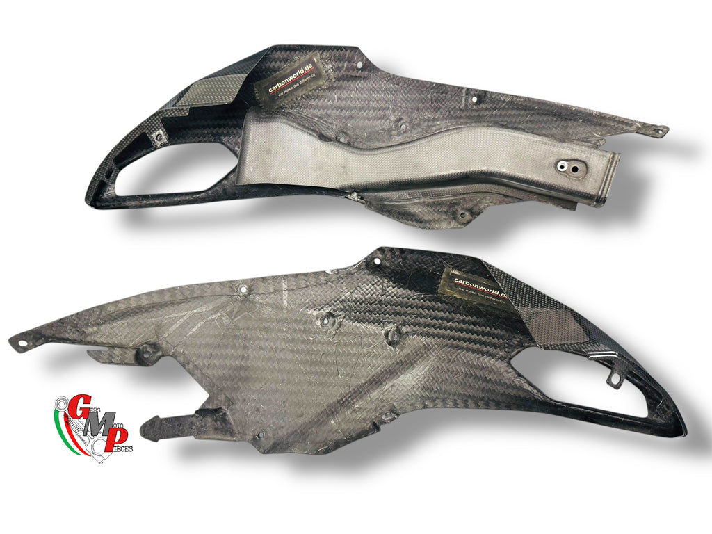 Pair of carbon chain guards - Ducati