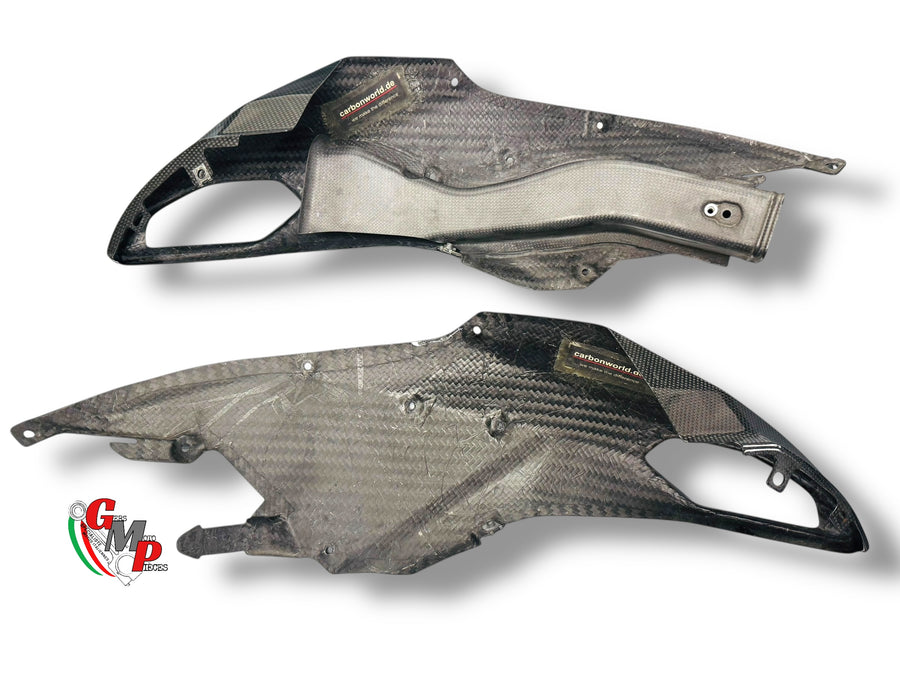 Pair of carbon chain guards - Ducati