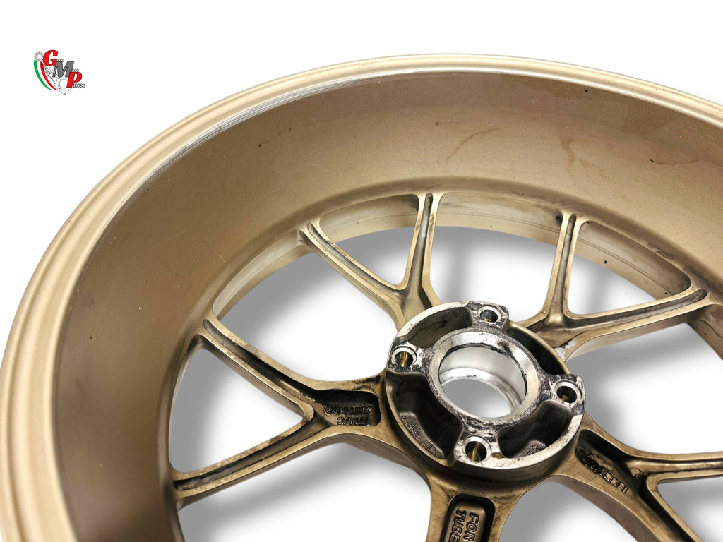 Gold single-sided swingarm rear wheel rim - Ducati