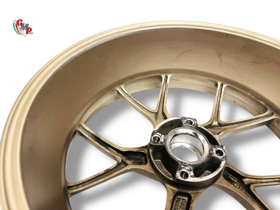 Gold single-sided swingarm rear wheel rim - Ducati