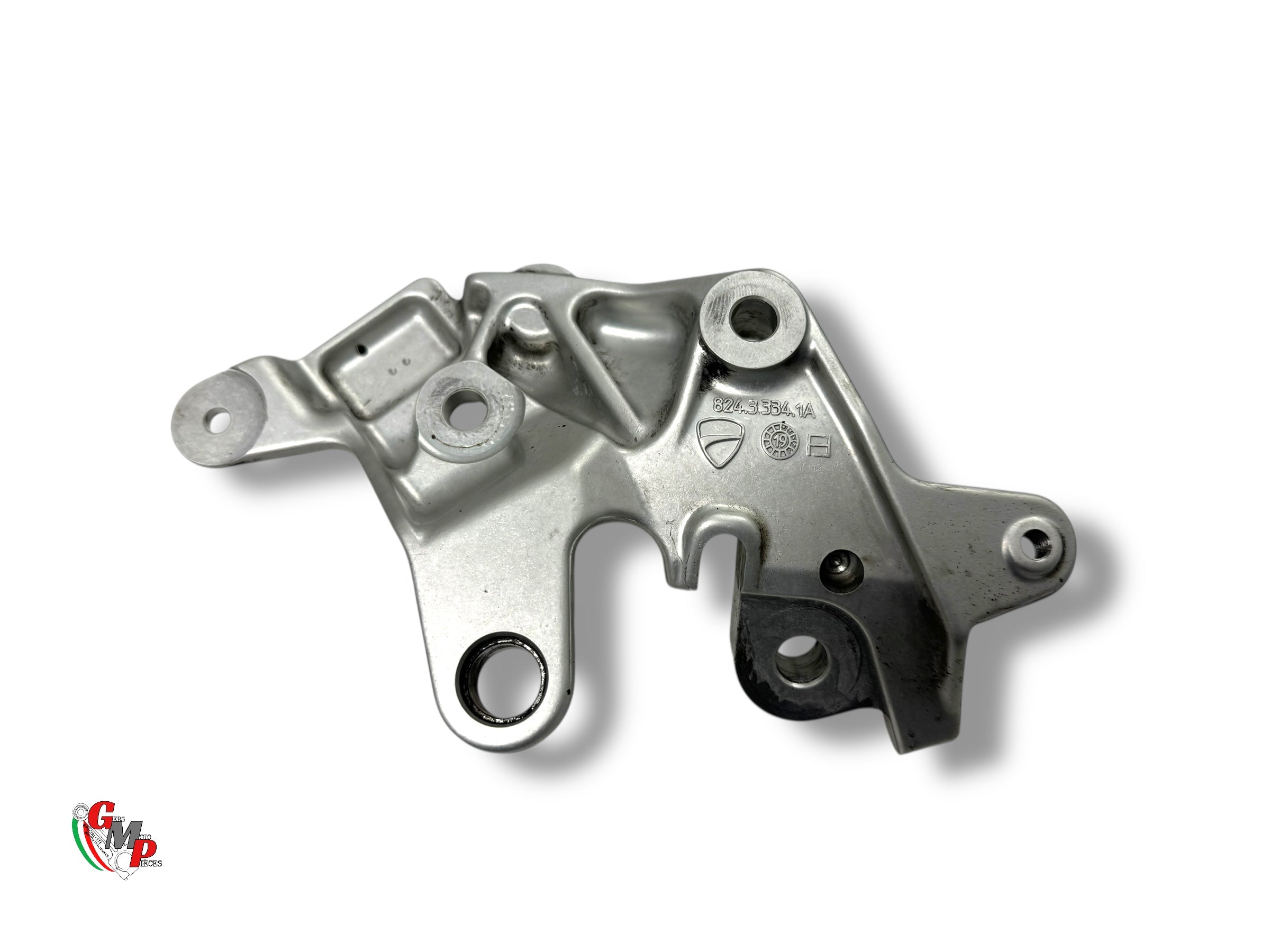 Left Footrest Plate with Footrest - Ducati