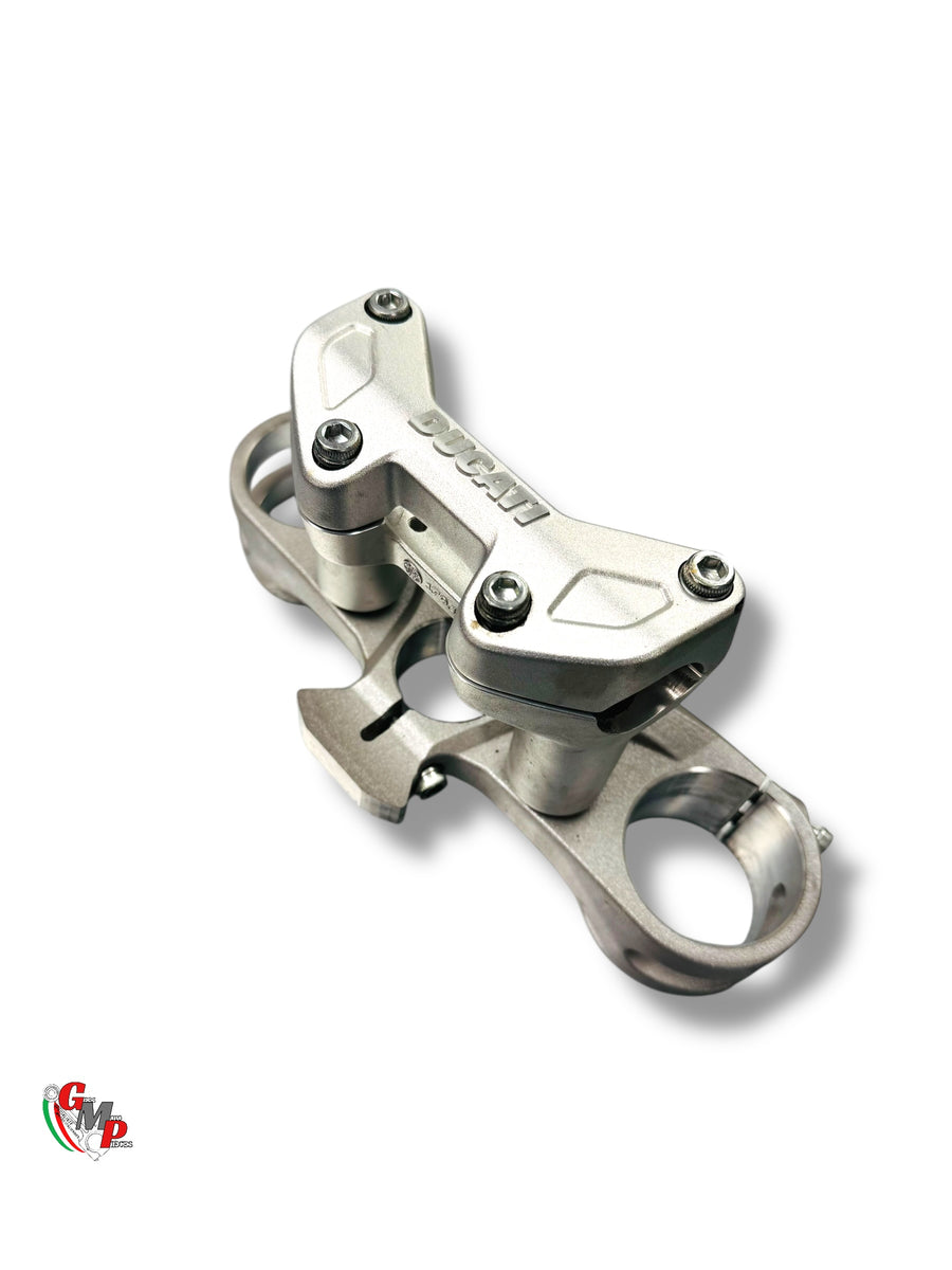 Upper Triple Clamp with Risers - Ducati