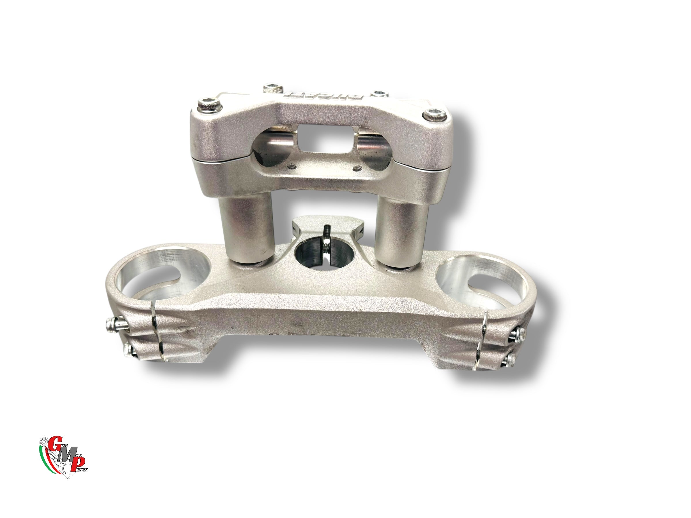 Upper Triple Clamp with Risers - Ducati