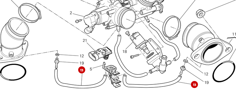 Durite NEUVE - Ducati