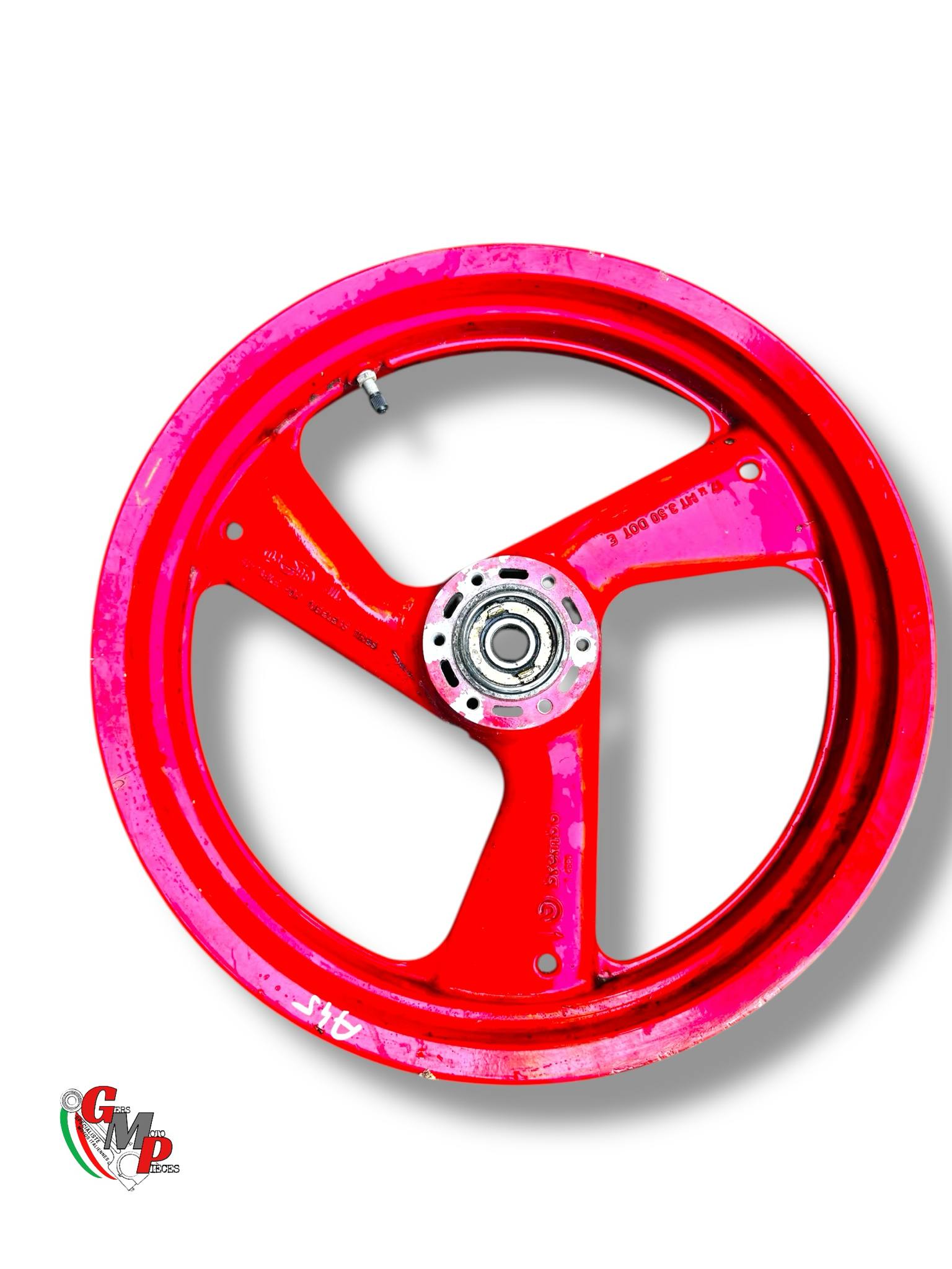 Jante avant rouge petite axe de roue - Ducati Monster 600 750 900 Supersport 600 750 900 SBK 888