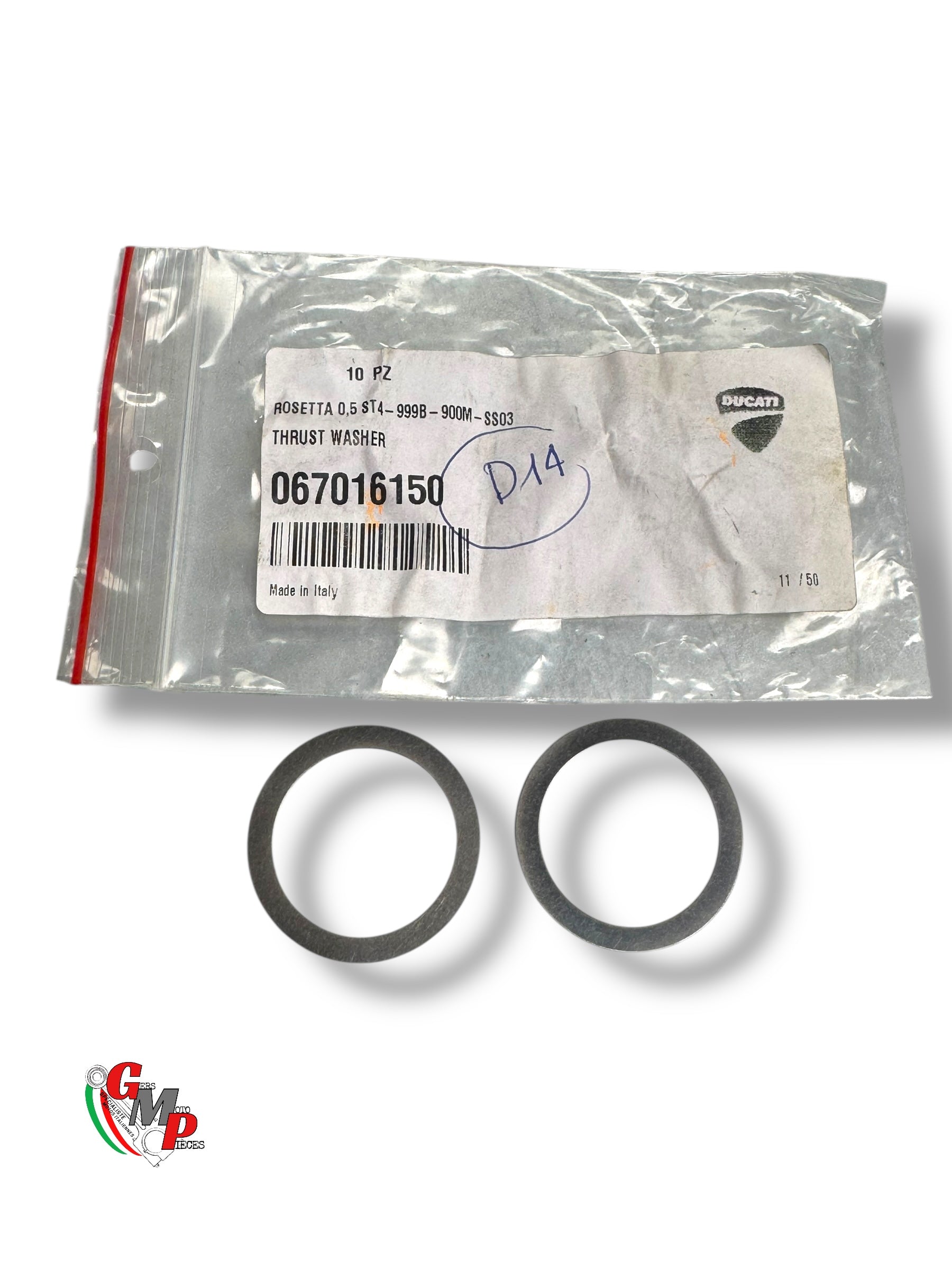 Rondelle de butée boîte de vitesse 0.5mm NEUVE - Ducati