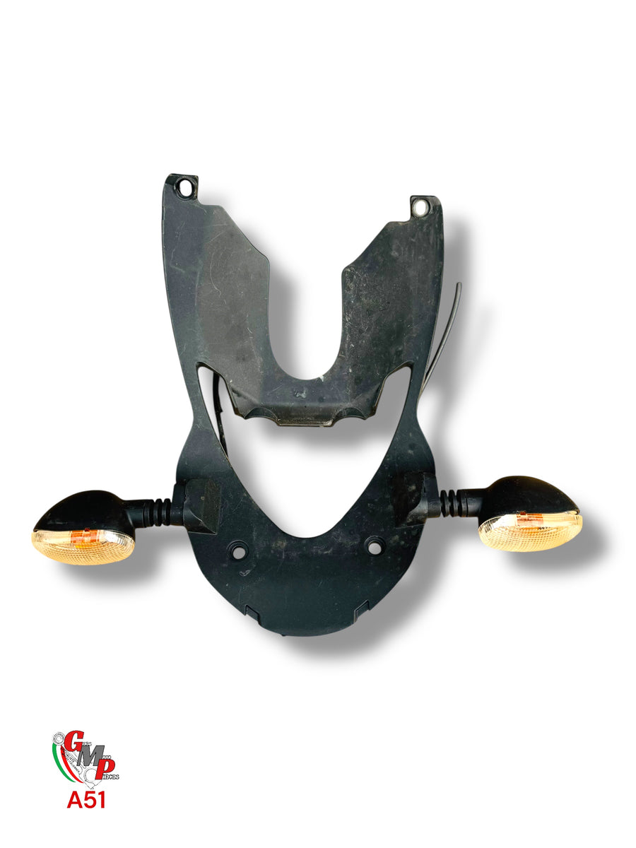 Pair of genuine front or rear turn signals with bracket - Ducati