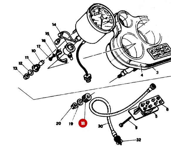Rubber Seat Rear Loop - Ducati