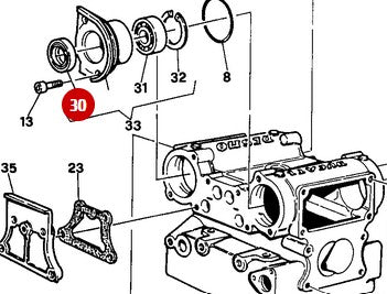 Bague étanchéité arbre à cames NEUF - Ducati
