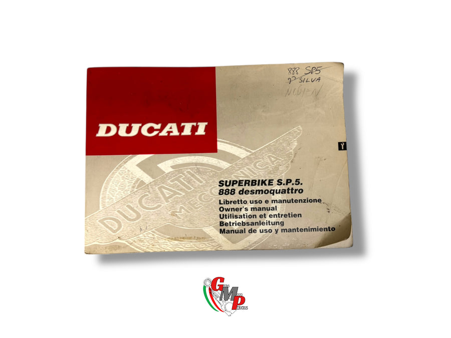 User and Maintenance Manual - Ducati Superbike 888 SP5