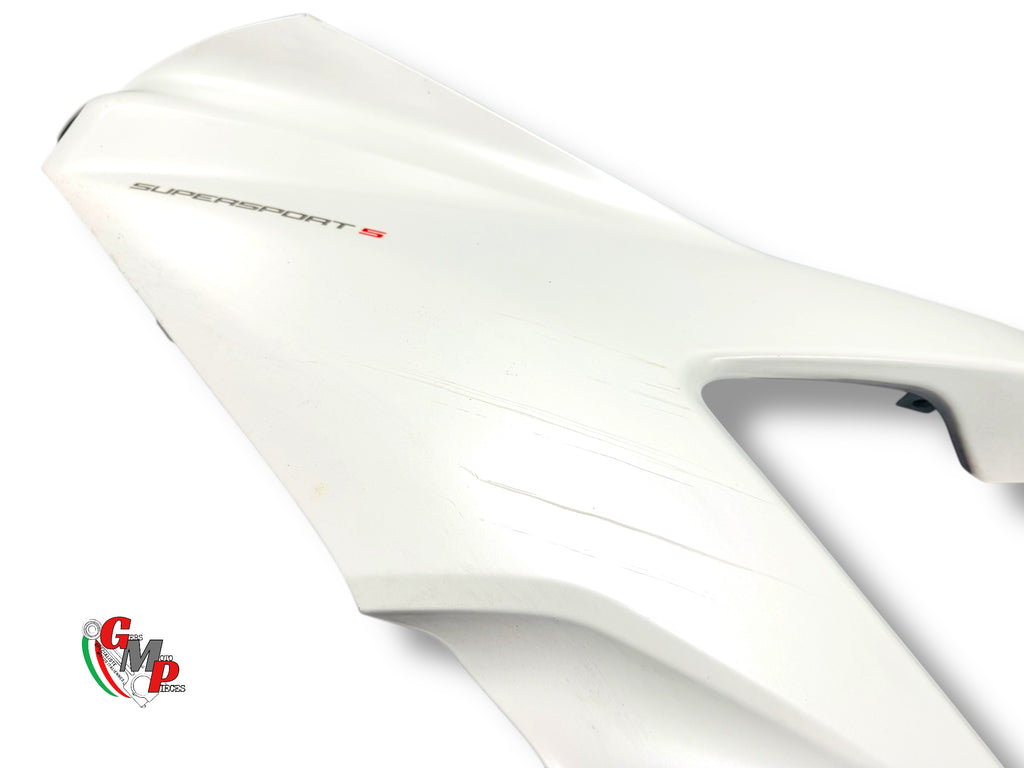 Carénage supérieur gauche blanc - Ducati