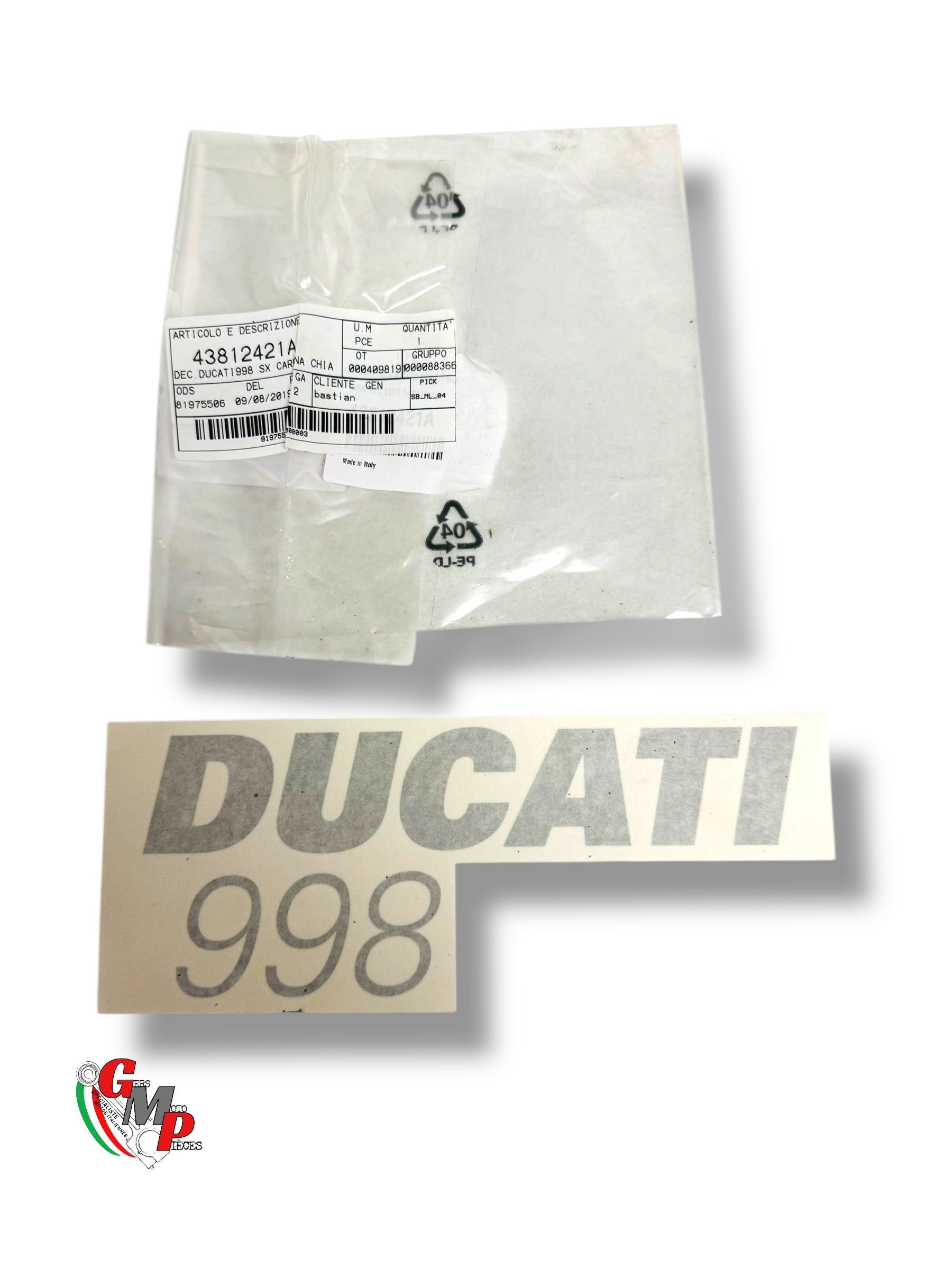 New Desmoquattro Sticker - Ducati
