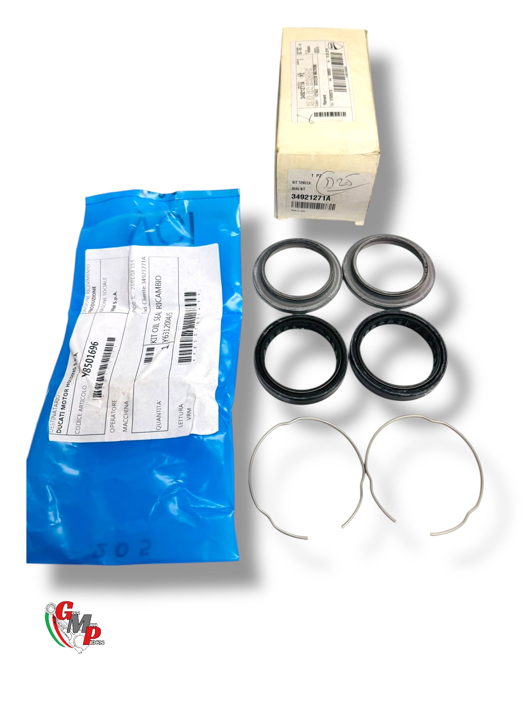 Kit joints spis et caches poussieres Origine NEUF - Ducati