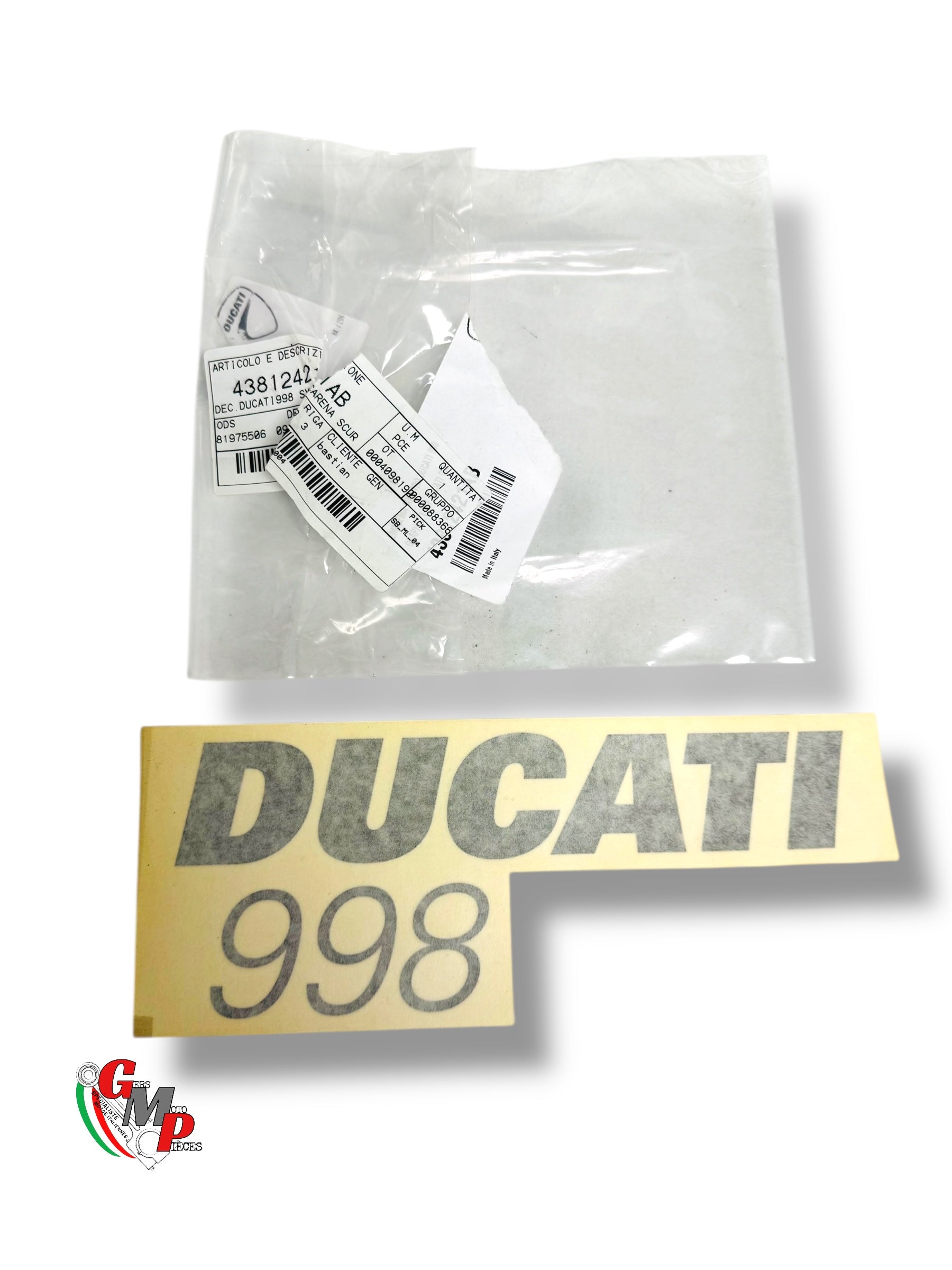 New Desmoquattro Sticker - Ducati