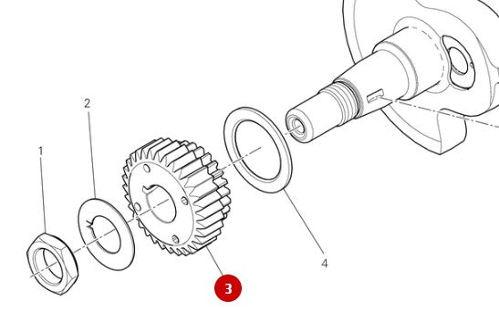 Primary gear NEW - Ducati