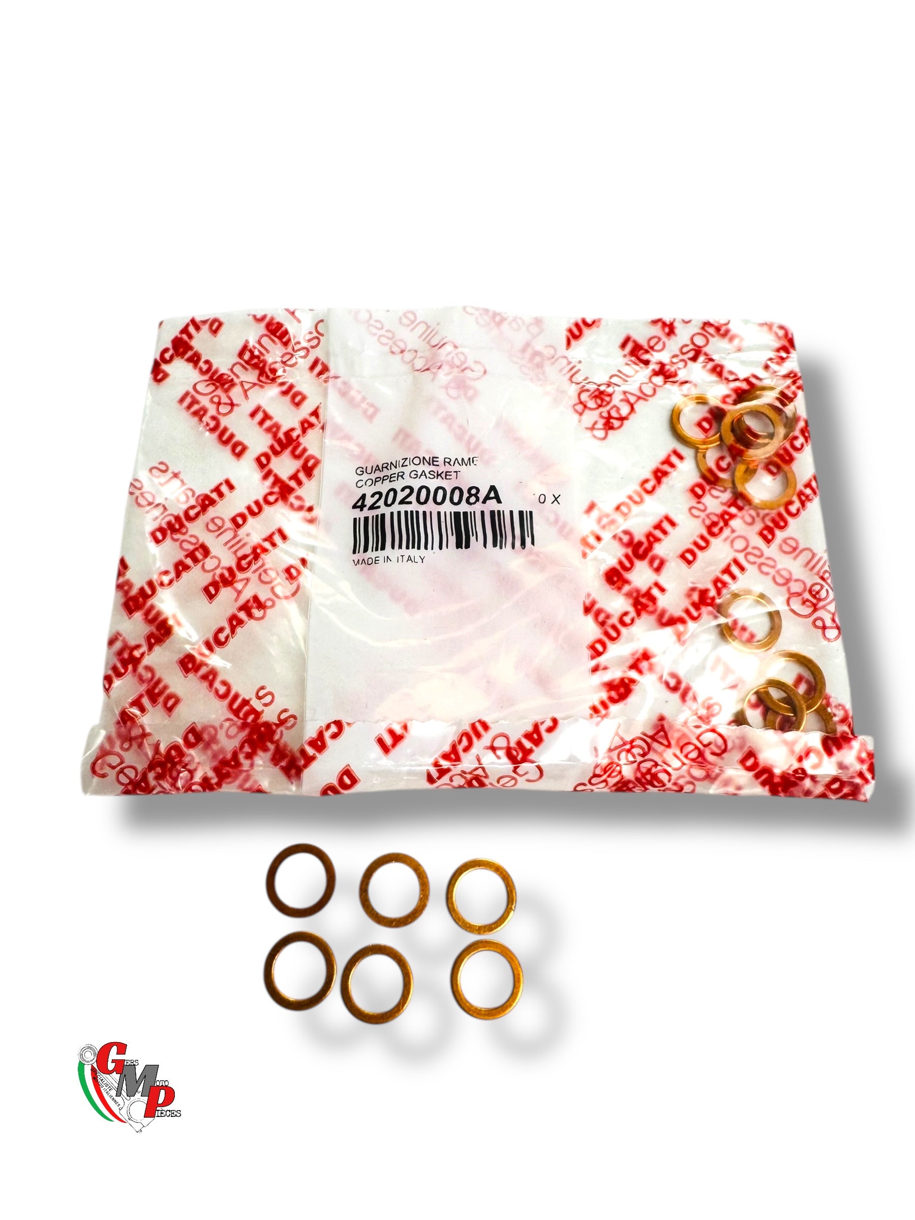 Joint cuivre de capteur stop et point mort NEUF - Ducati