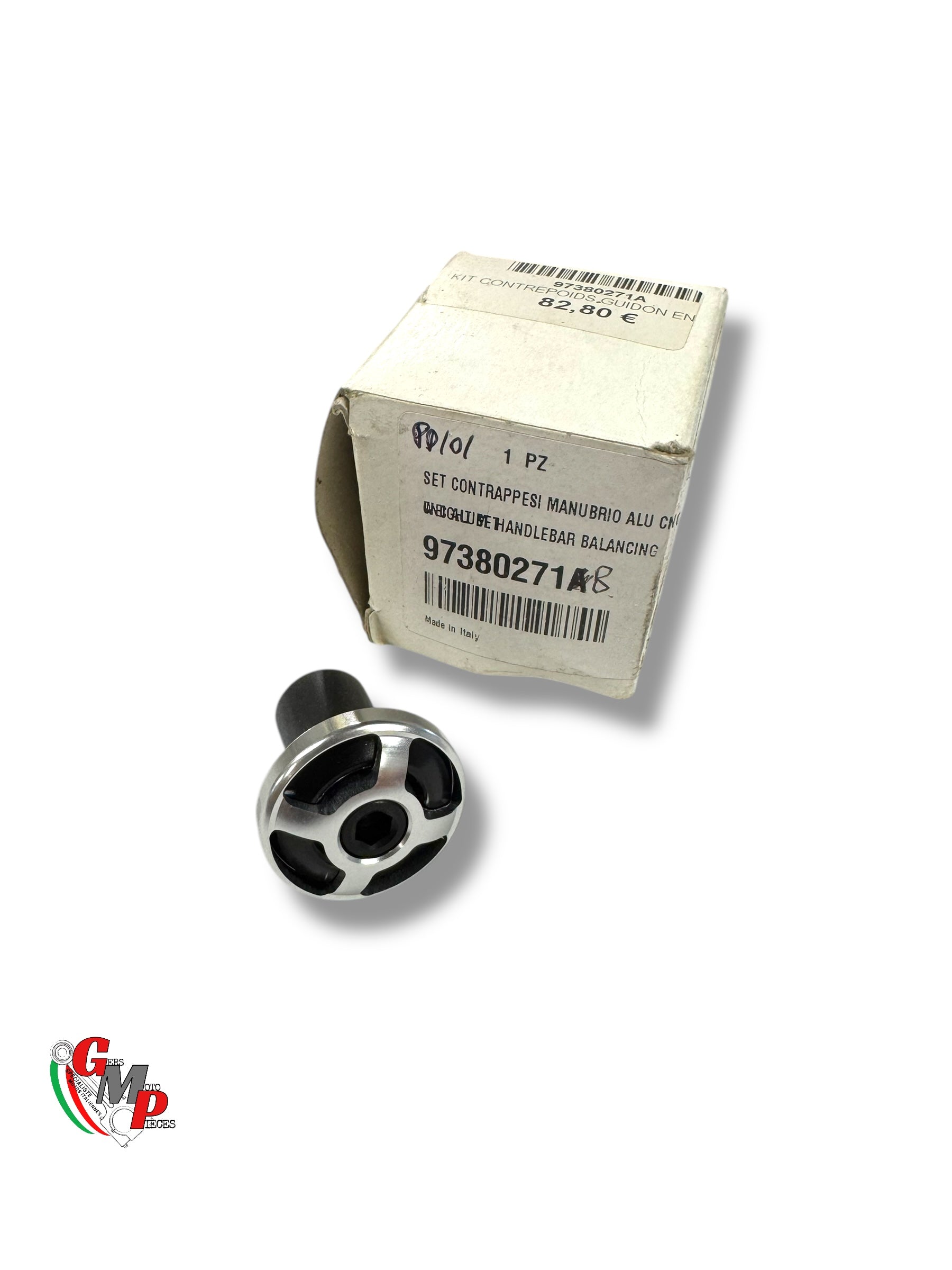 Pair of handlebar ends ground cut New Ducati Performance - Ducati Scrambler 400 800 final horn