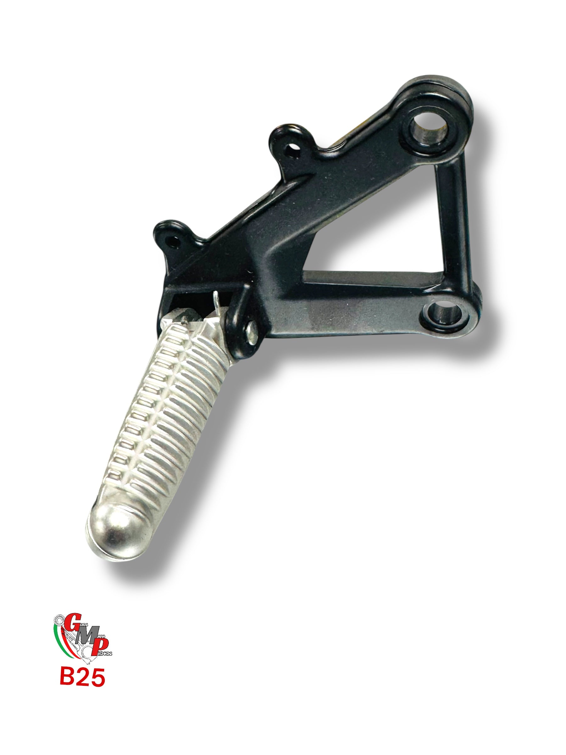 Right Footrest Plate Black - Ducati