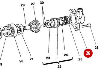 Cylindre de poussée embrayage NEUF - Ducati