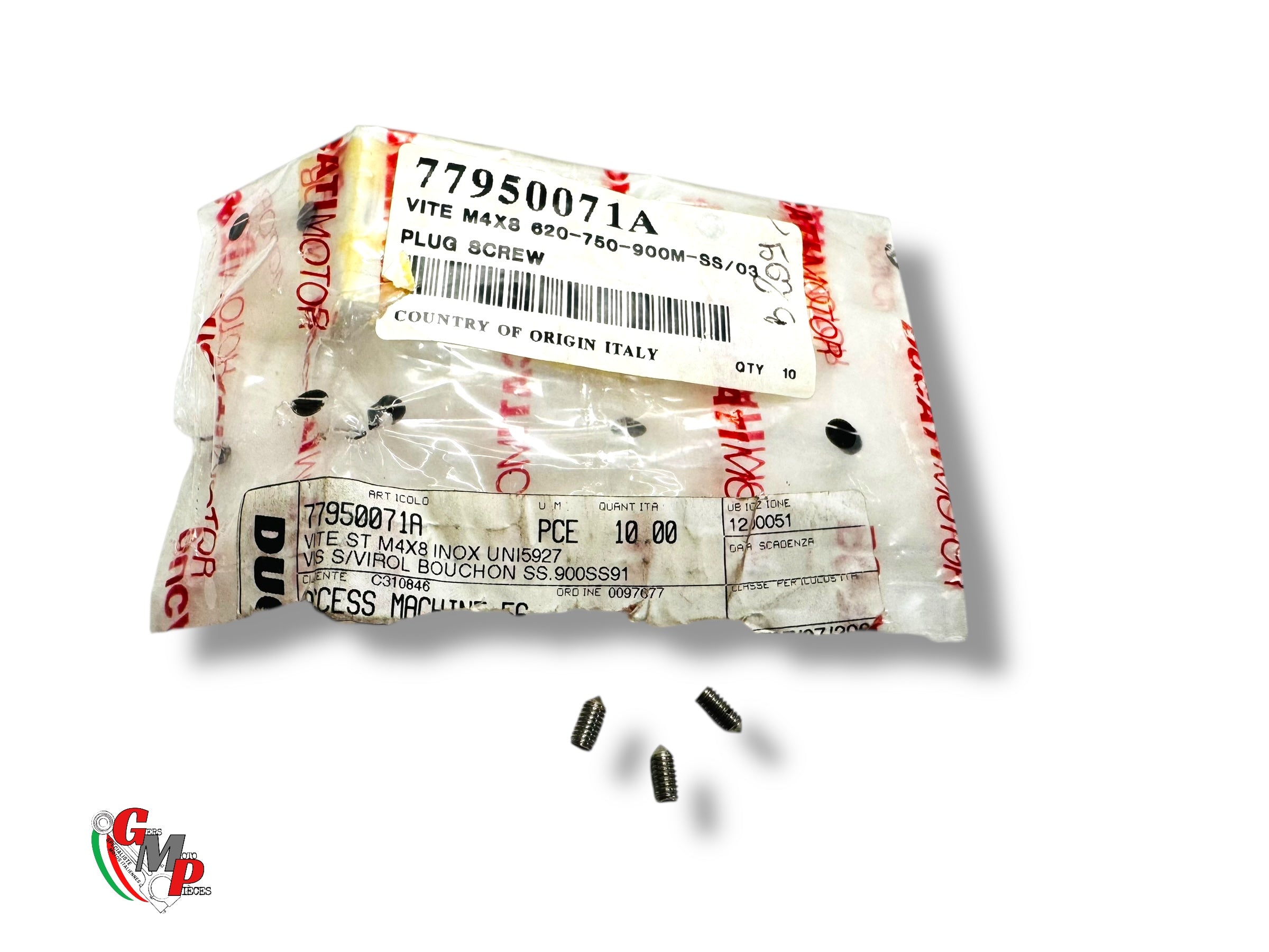 Vis Pointeau M4X8 NEUVE - Ducati