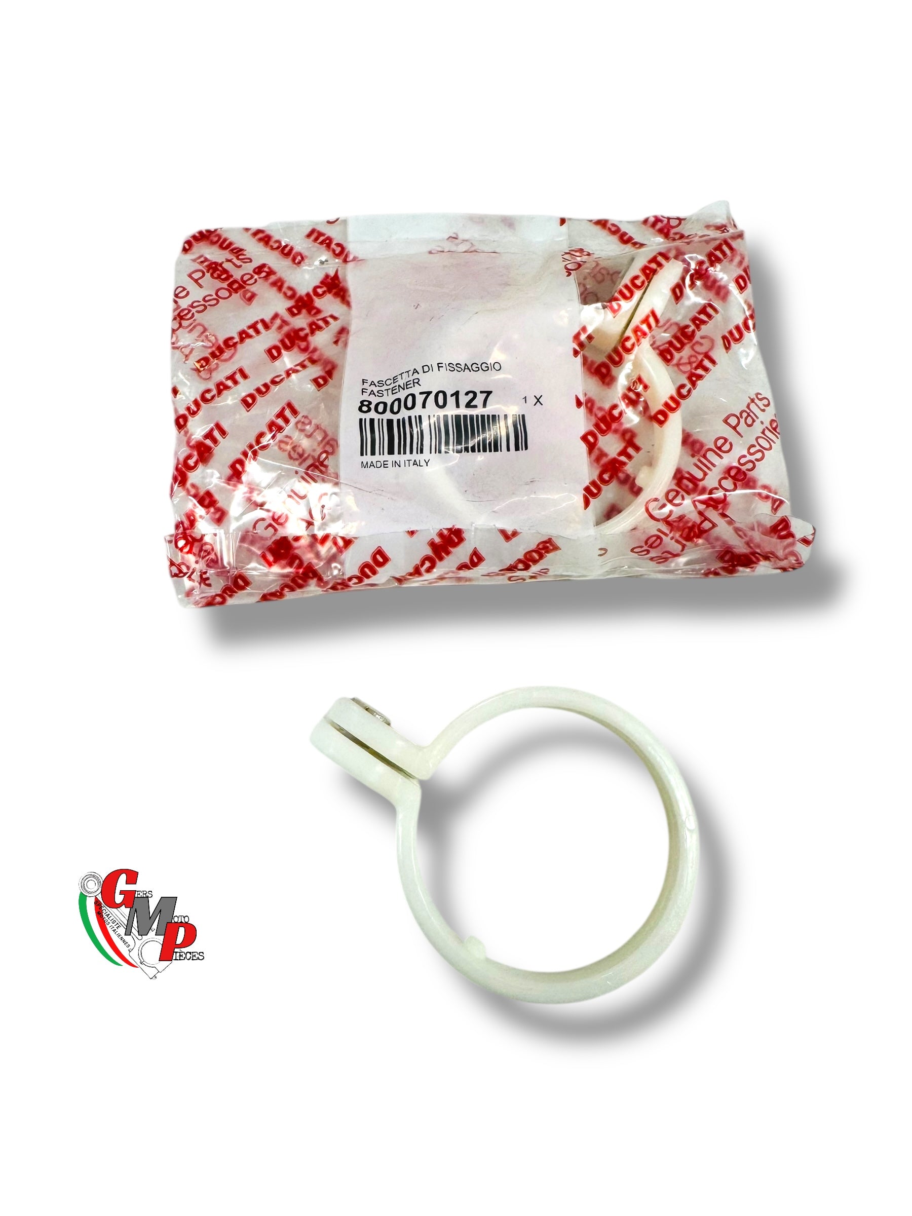 Collier Blanc Fourche Fixation Garde Boue - Ducati