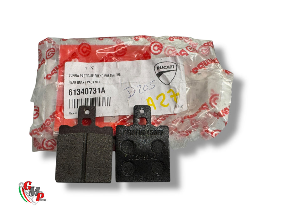 New genuine rear brake pads - Ducati