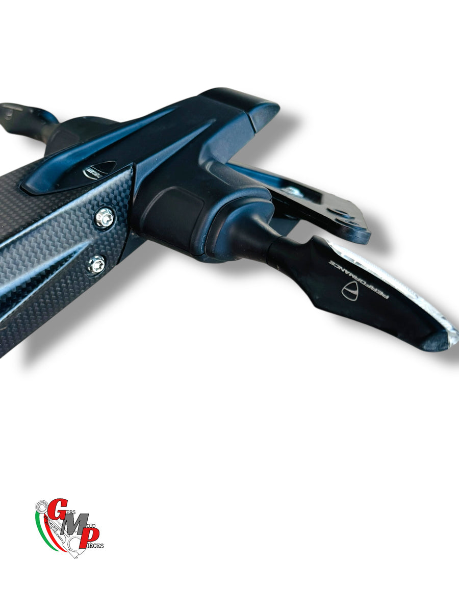 Carbon license plate holder + LED turn signals - Ducati Performance