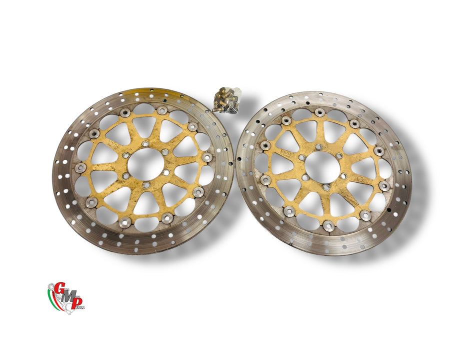 Pair of gold series brake discs, good condition - Ducati