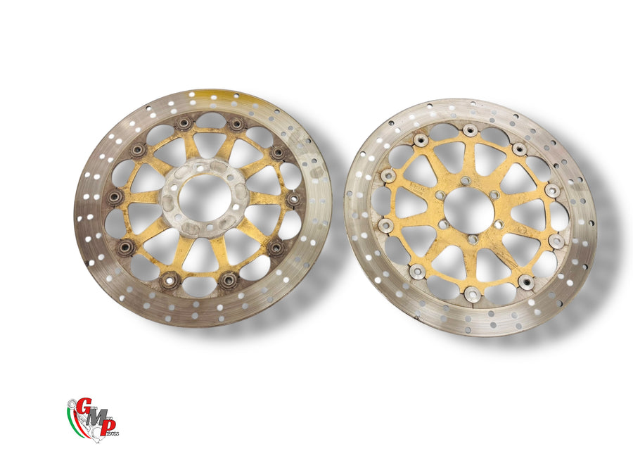 Pair of gold series brake discs, good condition - Ducati