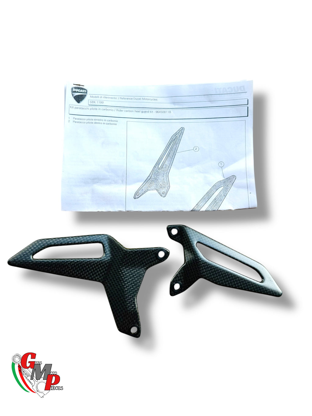 Left Heel Guard Carbon DP - Ducati