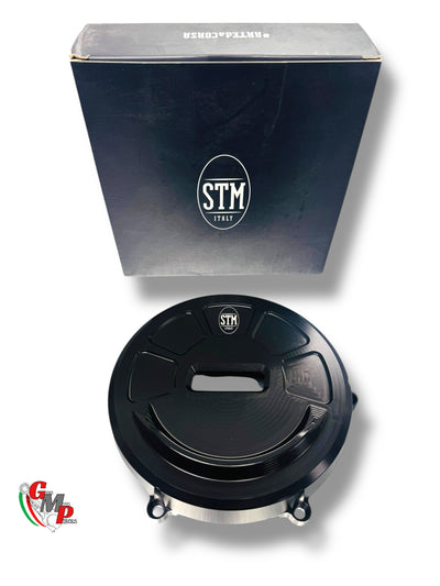 Clutch engine cover STM black NEW - Ducati