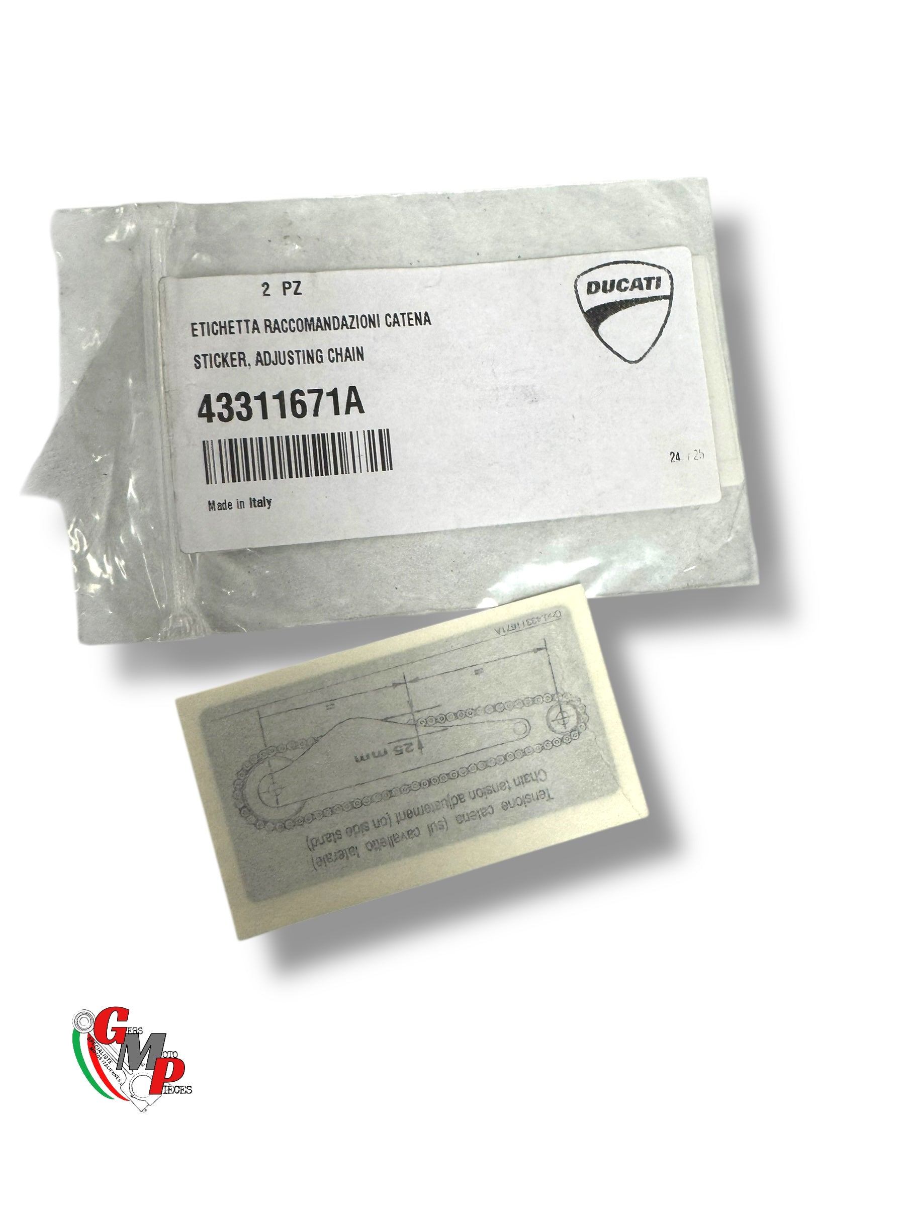 New Desmoquattro Sticker - Ducati