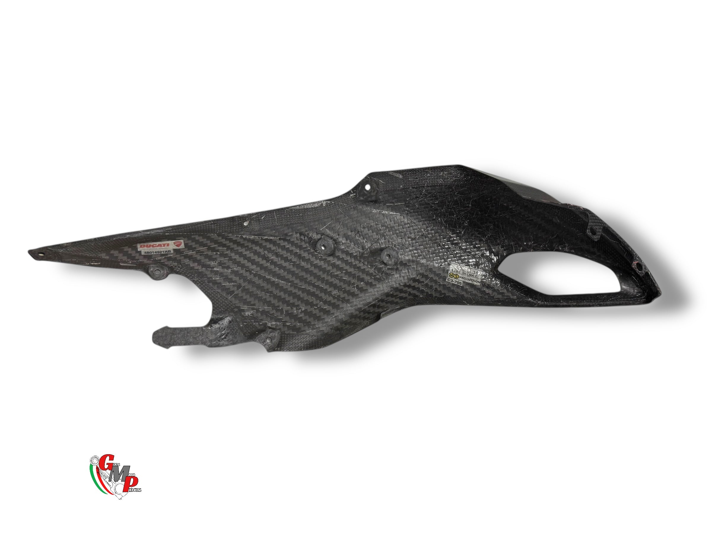 Left carbon air intake duct Ducati Performance - Ducati