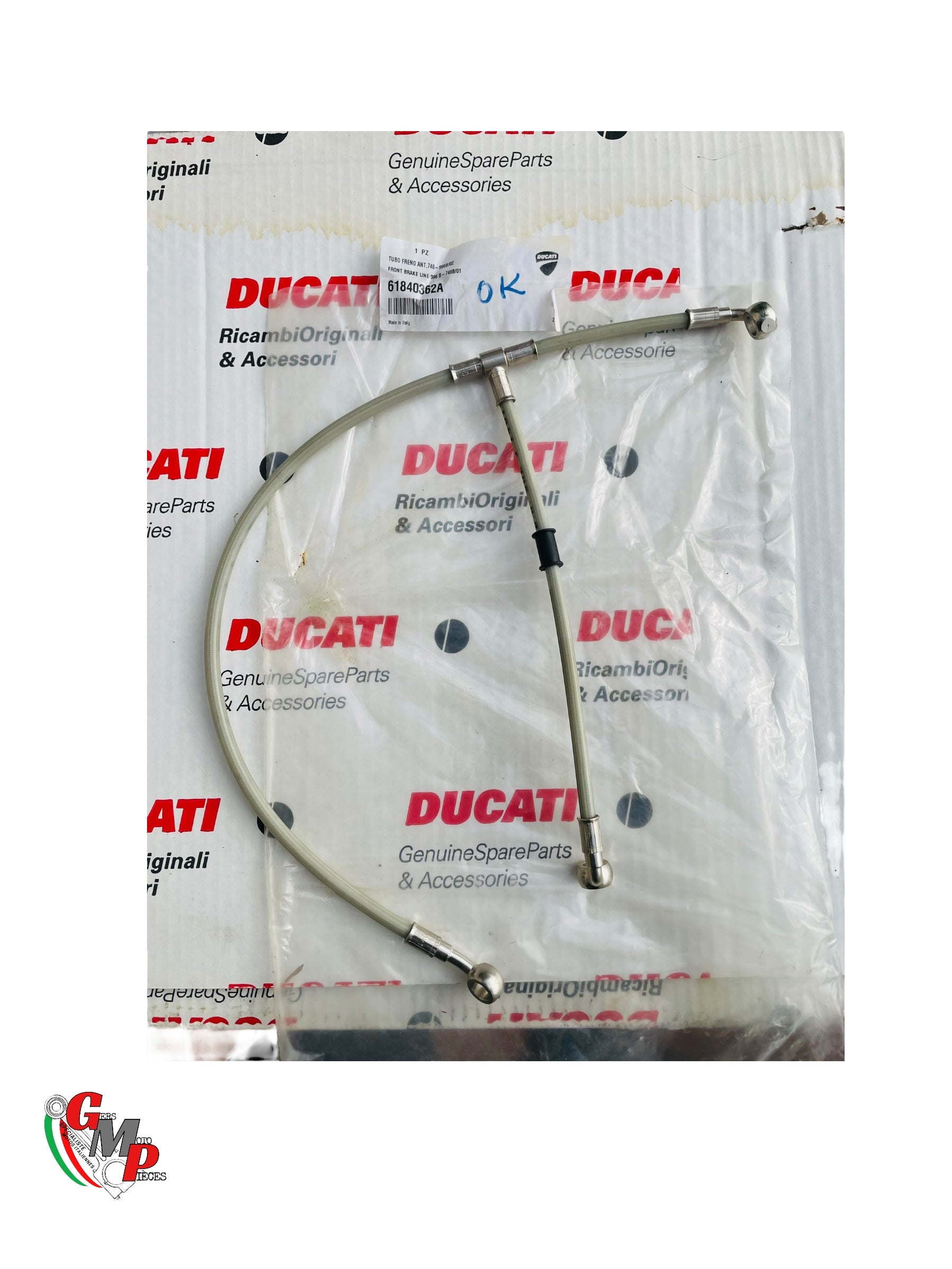 New Front Brake Hose - Ducati Superbike SBK 748 996 final cor