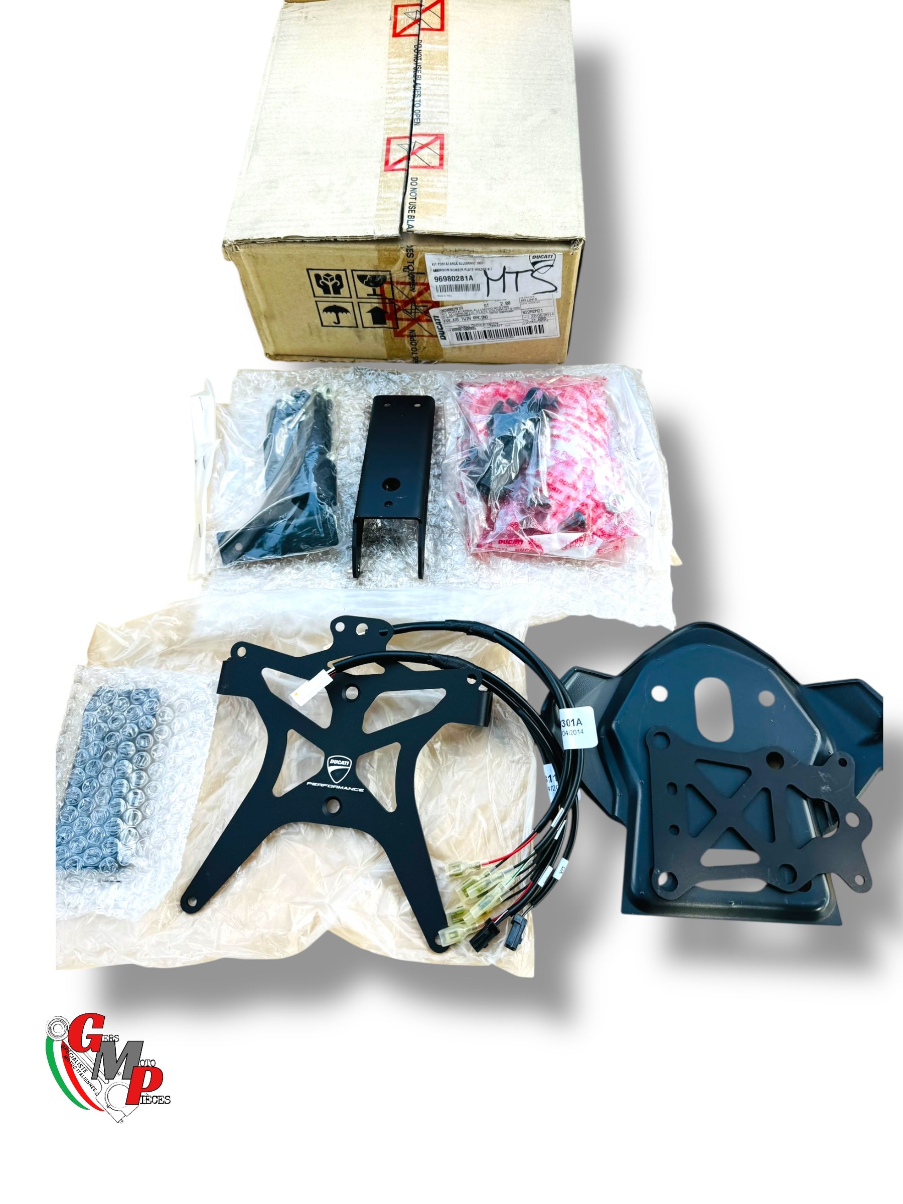 Kit support plaque d'immatriculation NEUF - Ducati