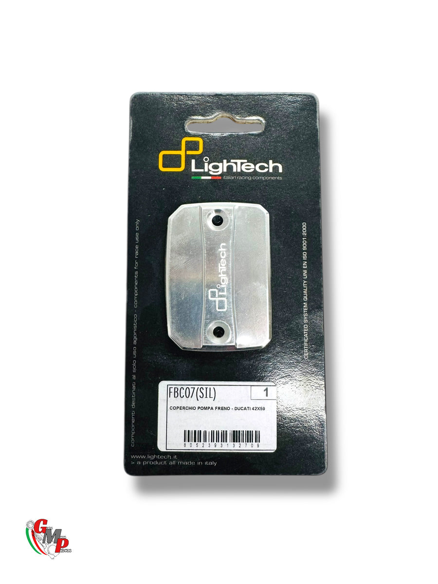 NEW Lightech anodized front brake reservoir cap - Ducati