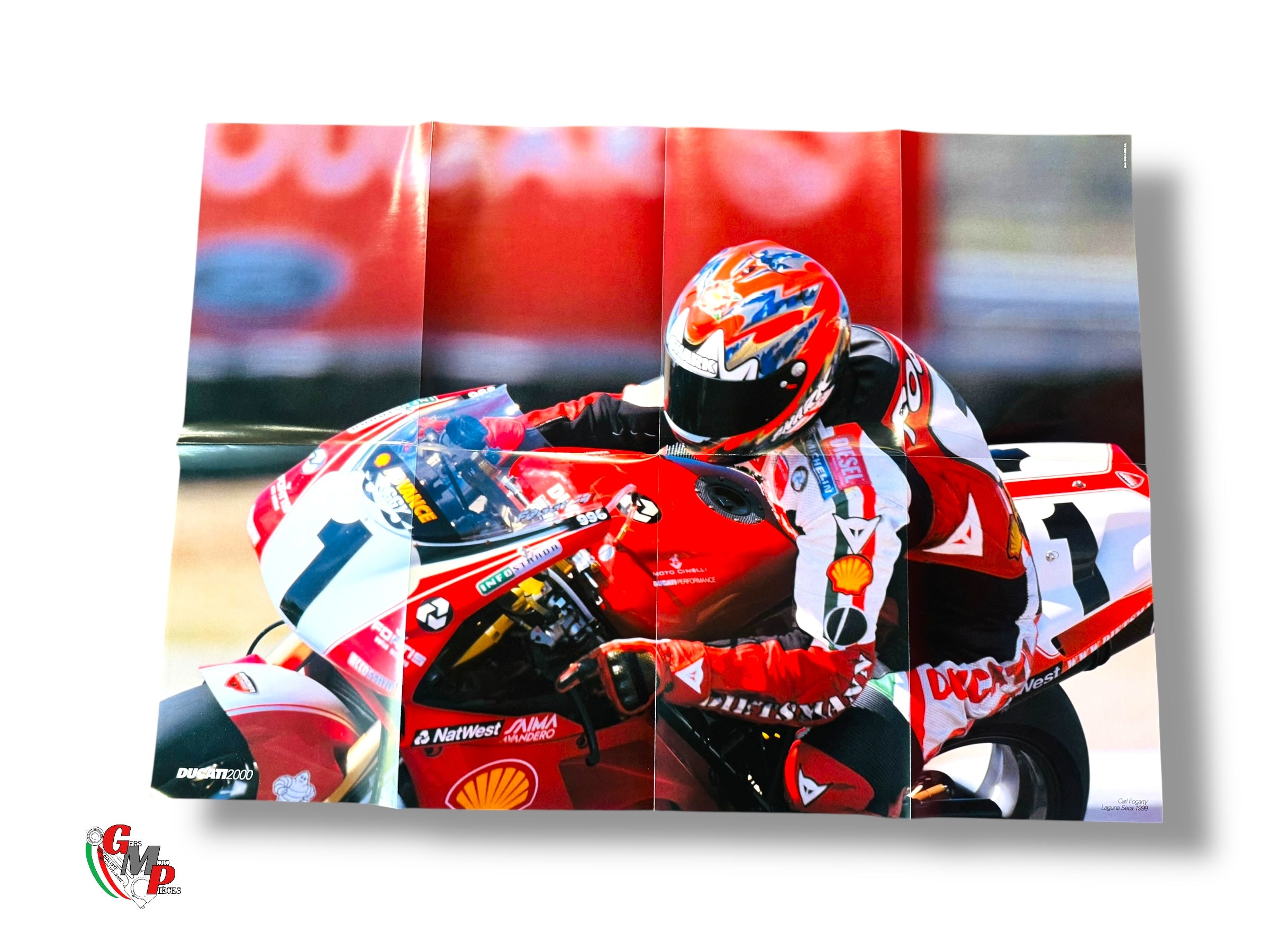 Poster NEUF original Ducati - Foggy - Carl Fogarty