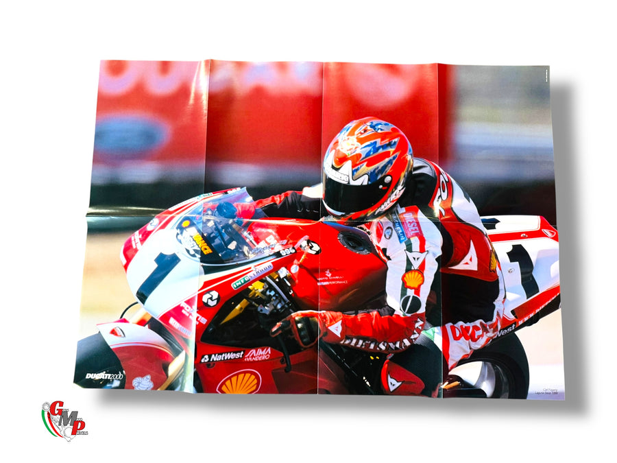 NEW original Ducati poster - Foggy - Carl Fogarty