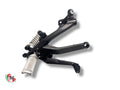 Right Front Footrest Plate Complete Black - Ducati
