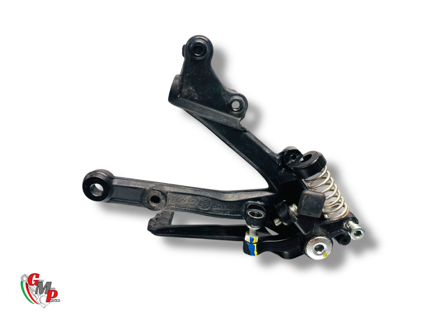 Right Front Footrest Plate Complete Black - Ducati